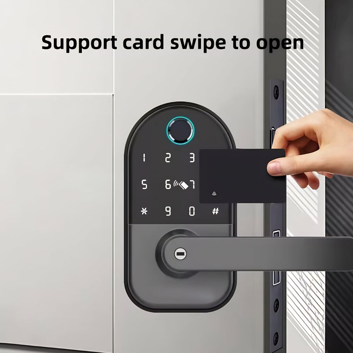 JINK Lock Air card access demonstration with supplier text