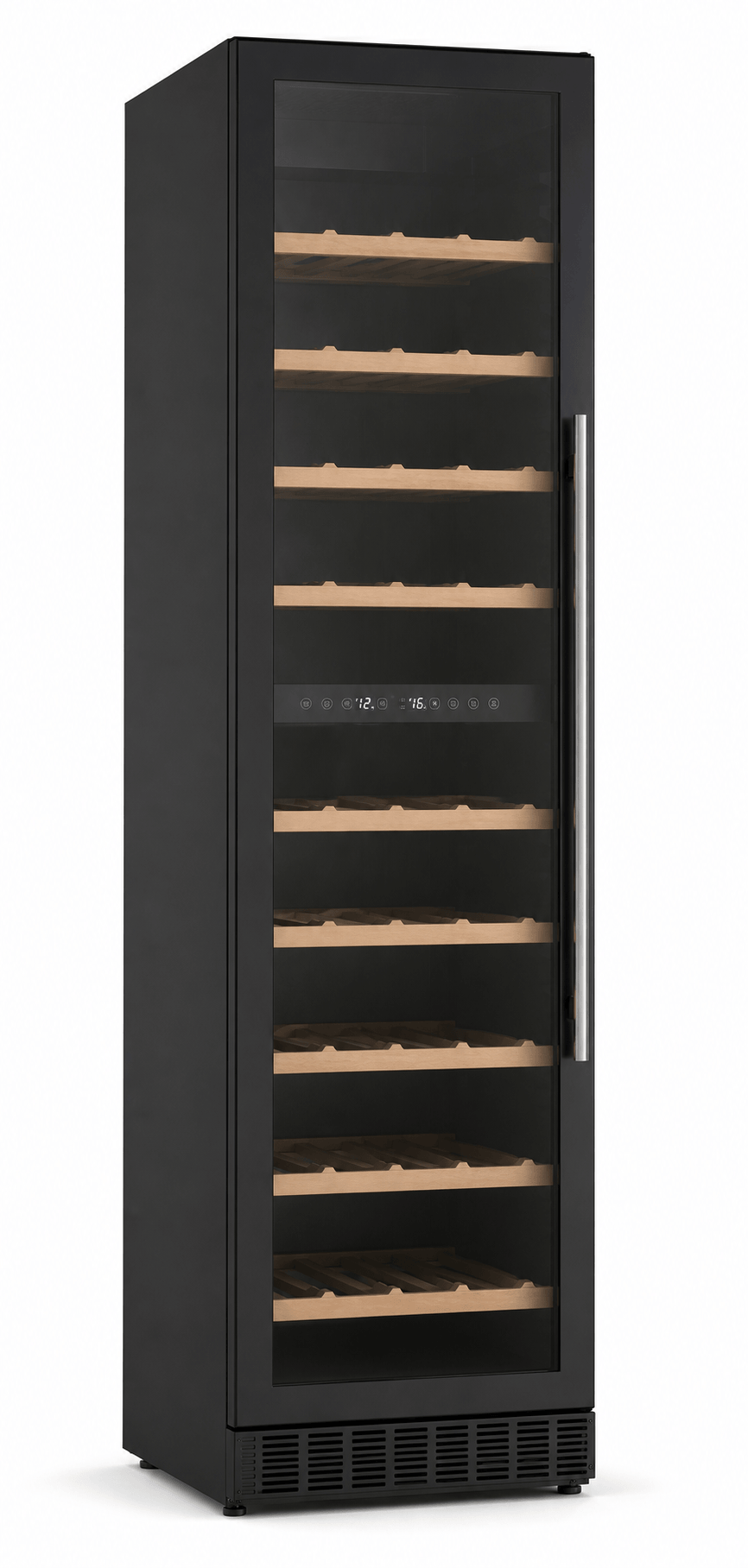 Arklyfe Large Capacity Dual Zone Wine Cooler — illustrative product render of the tall freestanding 171-bottle 415L dual-zone wine cooler
