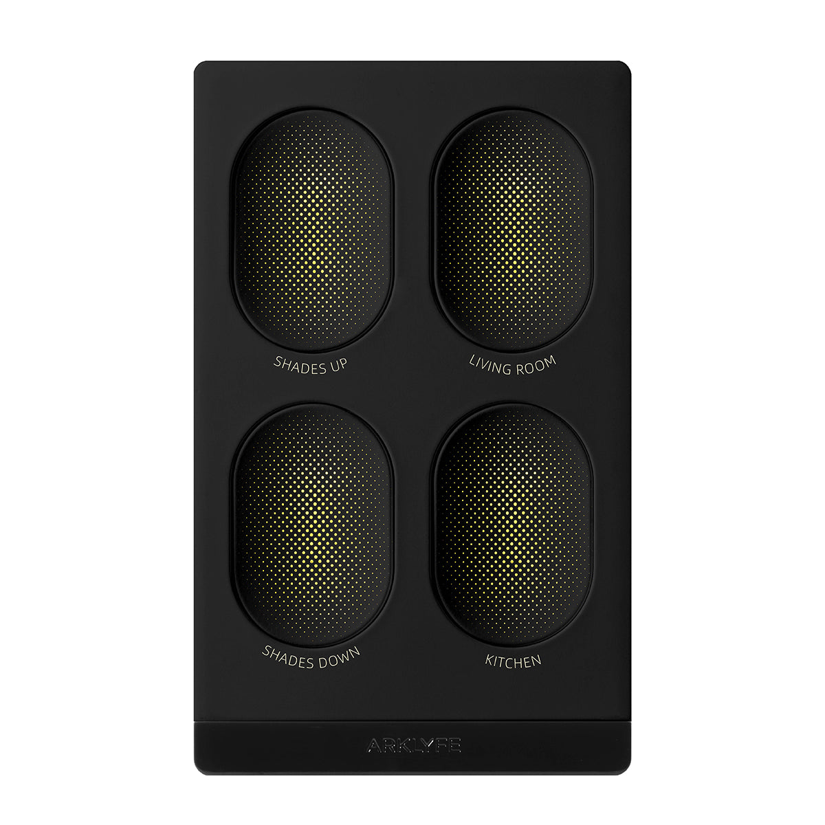 StellarTrack illuminated Matter over Thread smart switch — Midnight Steel panel | Arklyfe Australia