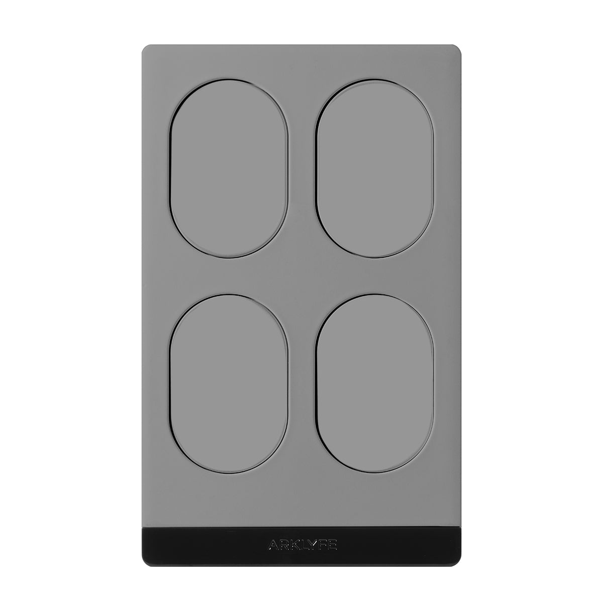 StellarTrack non-illuminated Matter over Thread smart switch — Moonlight Steel panel | Arklyfe Australia