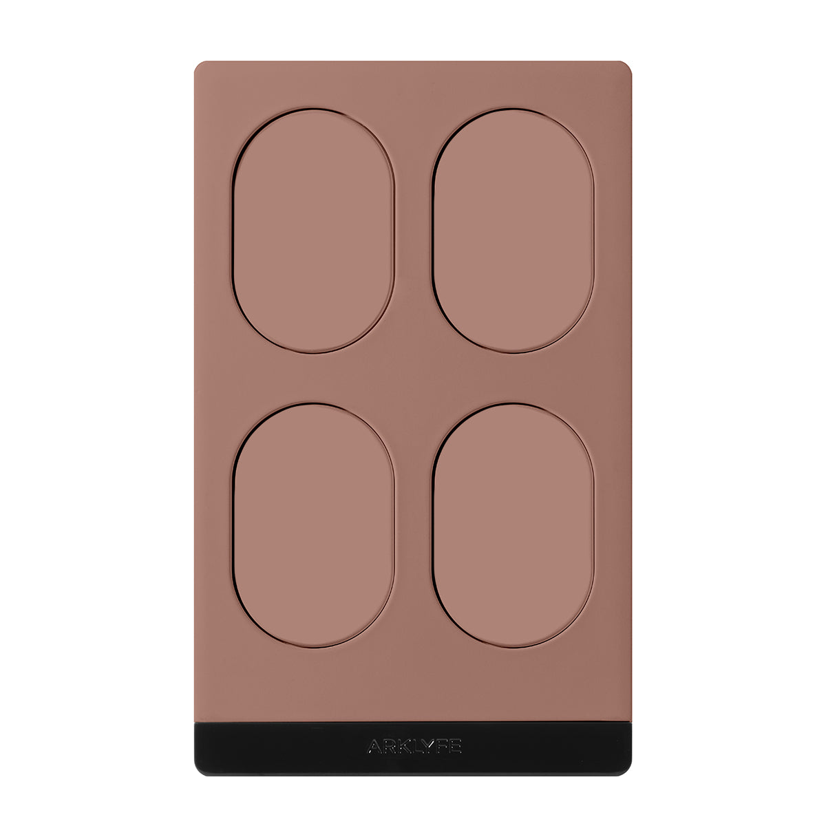 StellarTrack non-illuminated Matter over Thread smart switch — Rose Gold panel | Arklyfe Australia