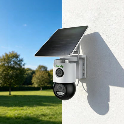 TC-H363N 6MP Dual-Lens PT Camera shown in a proposed installation setting
