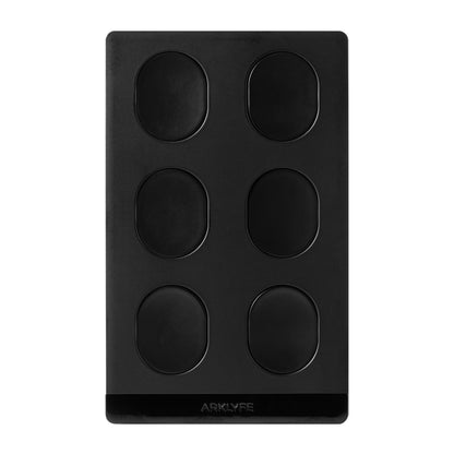 Knx Standard Smart Switch 6-Gang Black Panel | Arklyfe Australia