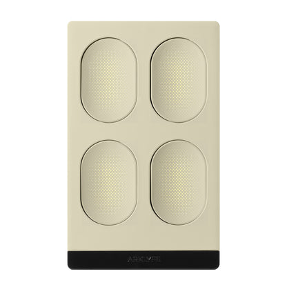 Knx Standard Smart Switch Decorative Panel Finish — Butter Apricot | Arklyfe Australia
