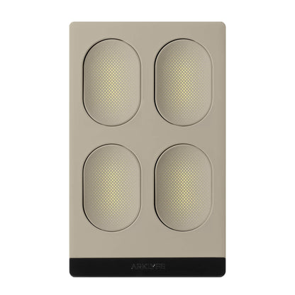 Knx Standard Smart Switch Decorative Panel Finish — Misty Nickel | Arklyfe Australia