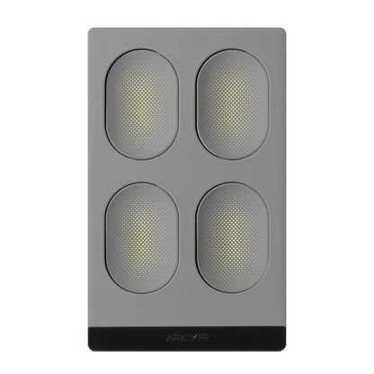 Knx Standard Smart Switch Decorative Panel Finish — Moonlight Steel | Arklyfe Australia