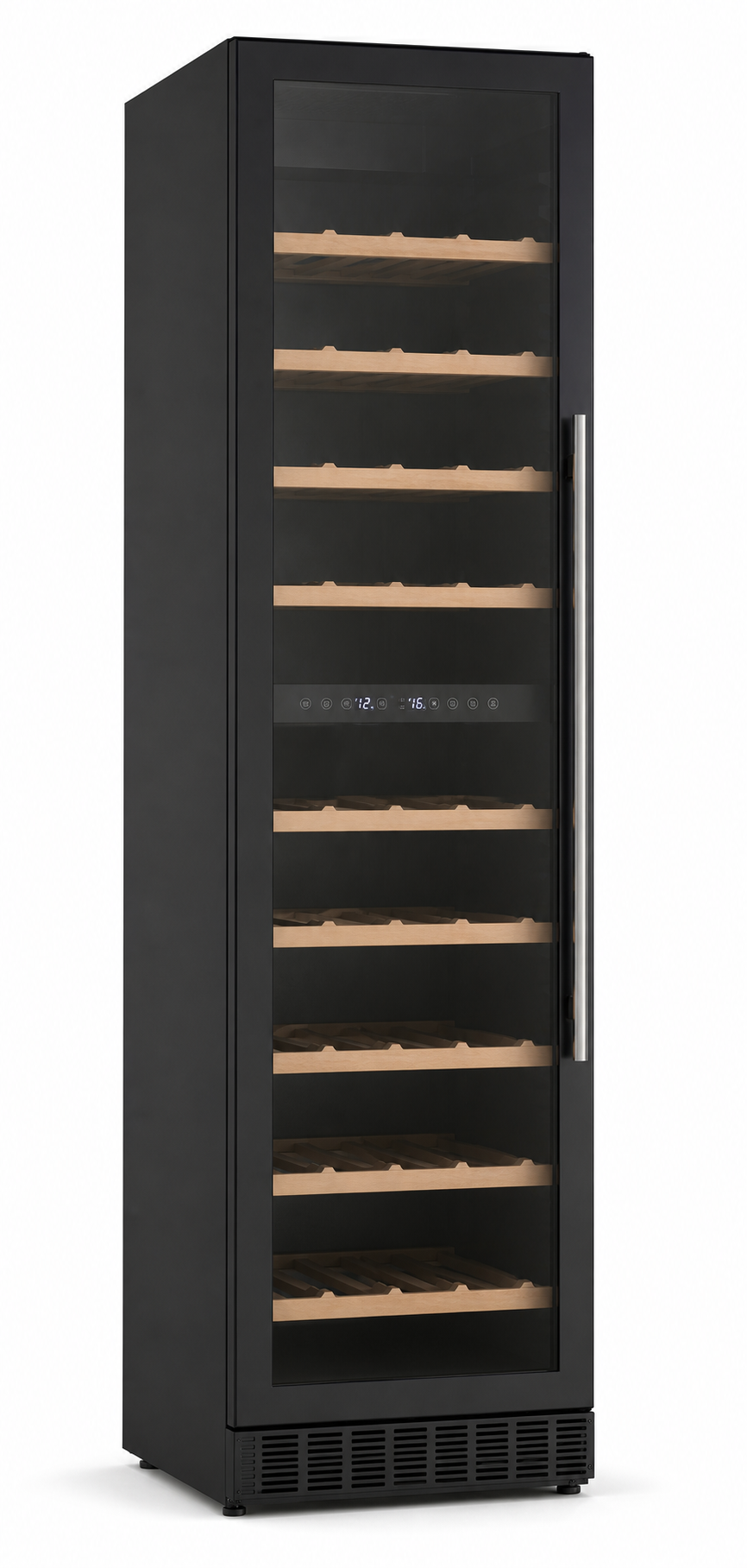 Arklyfe Large Capacity Dual Zone Wine Cooler — illustrative product render of the tall freestanding 171-bottle 415L dual-zone wine cooler
