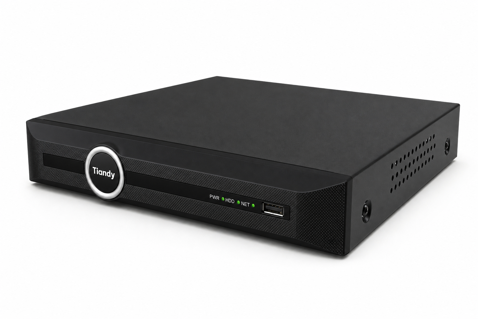 Arklyfe 1-Bay 10-Channel PoE AI NVR — illustrative product render of the black half-rack network video recorder appliance