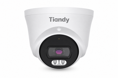 Arklyfe Starlight Metal Conch 6MP — illustrative product render of the white dome PoE security camera with dual-light night vision