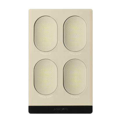 StellarTrack illuminated Matter over Thread smart switch — Butter Apricot panel | Arklyfe Australia