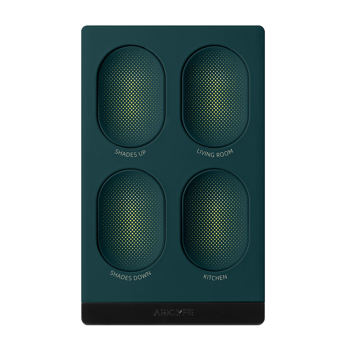StellarTrack illuminated Matter over Thread smart switch — Deep Emerald panel | Arklyfe Australia