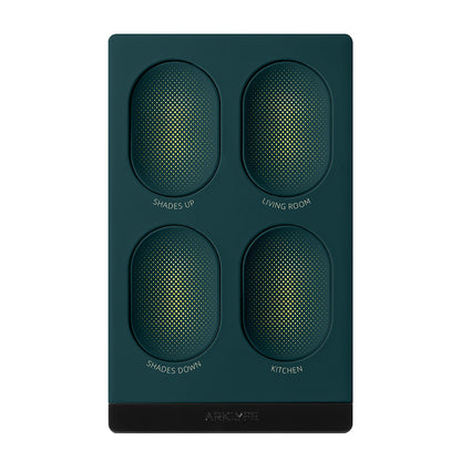 StellarTrack illuminated Matter over Thread smart switch — Deep Emerald panel | Arklyfe Australia
