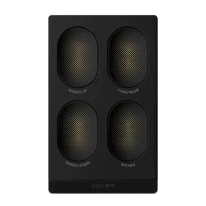 StellarTrack illuminated Matter over Thread smart switch — Midnight Steel panel | Arklyfe Australia