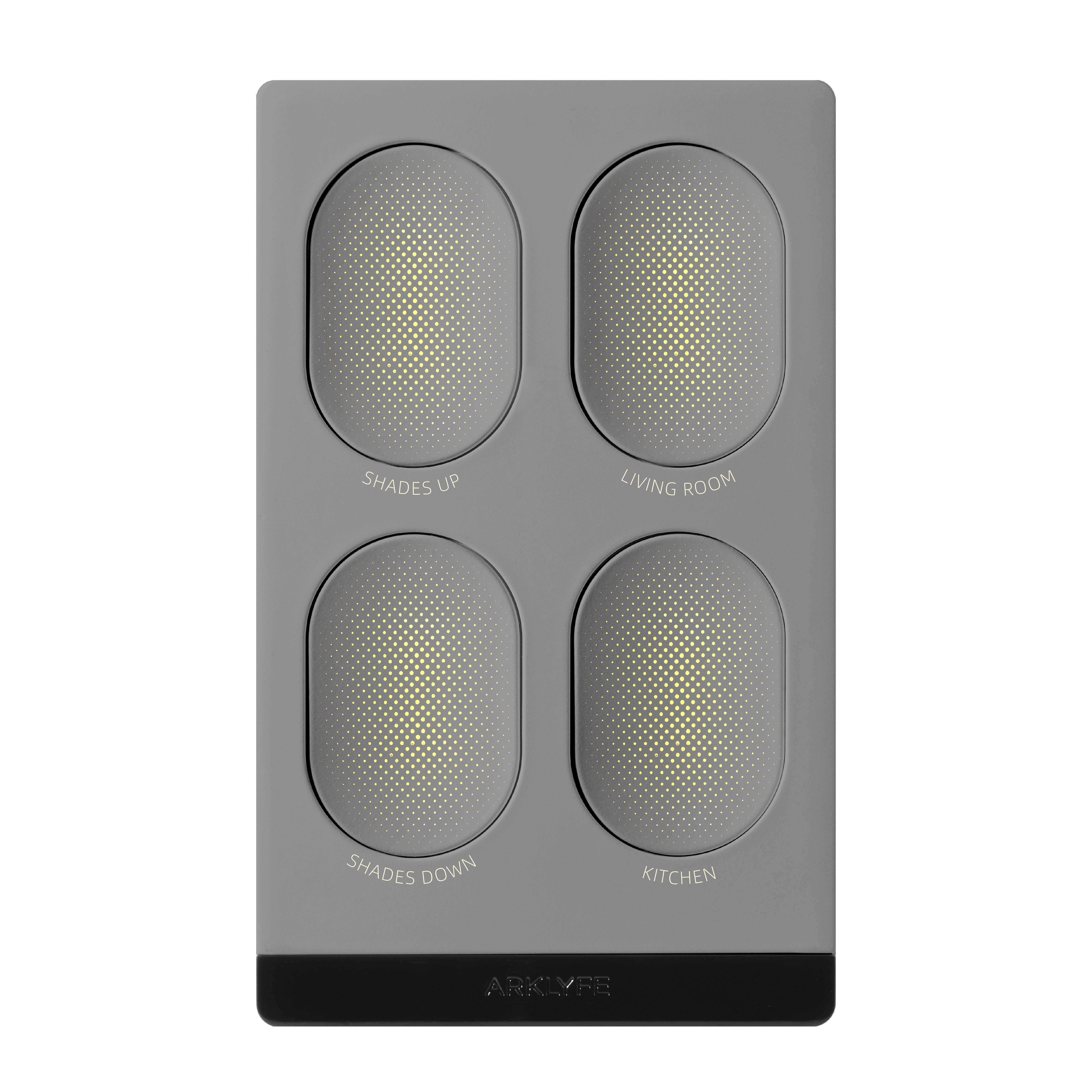 StellarTrack illuminated Matter over Thread smart switch — Moonlight Steel panel | Arklyfe Australia