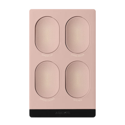 StellarTrack illuminated Matter over Thread smart switch — Pomegranate Pink panel | Arklyfe Australia
