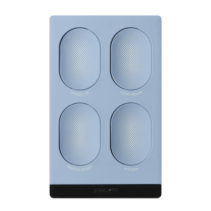 StellarTrack illuminated Matter over Thread smart switch — Soft Blue panel | Arklyfe Australia