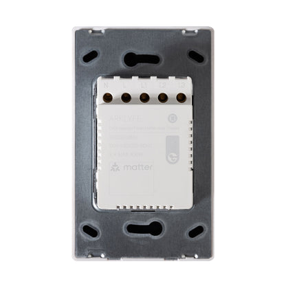 StellarTrack Matter Smart Switch with Built-in Light & Sensor (Thread) White — Rear View | Arklyfe Australia
