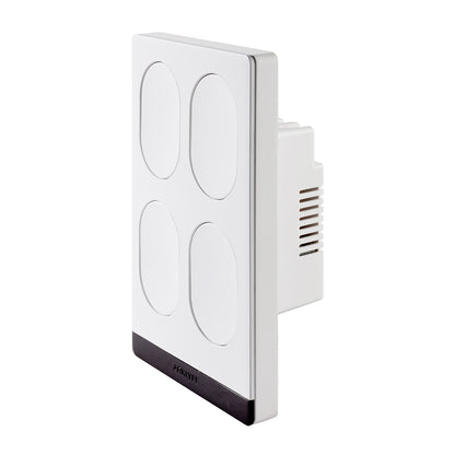 StellarTrack non-illuminated Matter over Thread smart switch — 4-button white | Arklyfe Australia