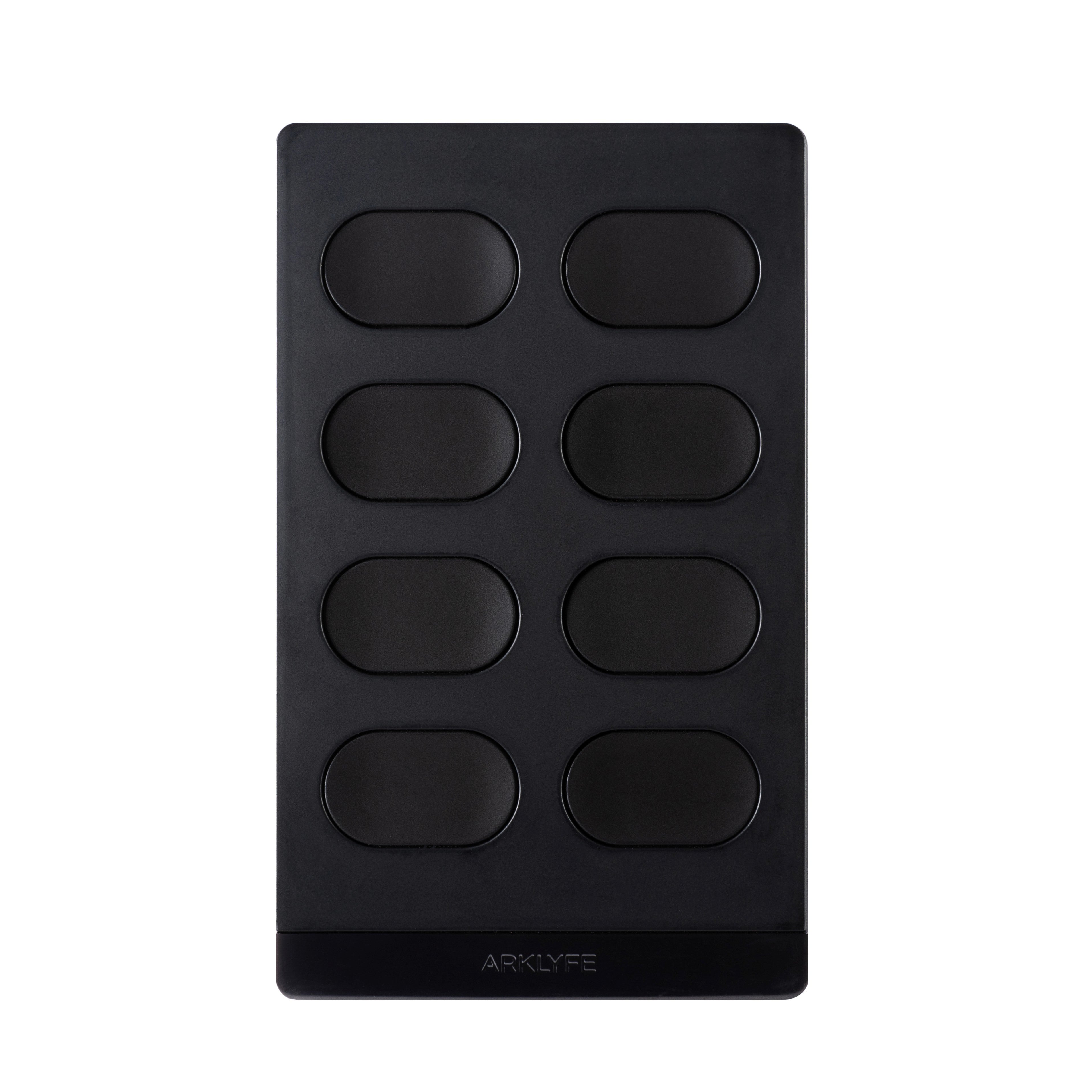 StellarTrack non-illuminated Matter over Thread smart switch — 8-button black | Arklyfe Australia