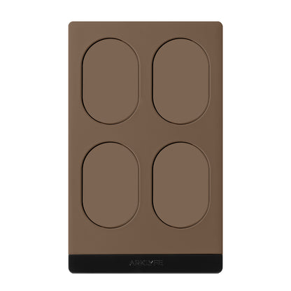 StellarTrack non-illuminated Matter over Thread smart switch — Amber Copper panel | Arklyfe Australia