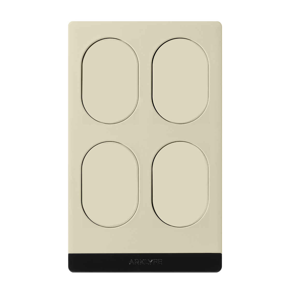 StellarTrack non-illuminated Matter over Thread smart switch — Butter Apricot panel | Arklyfe Australia