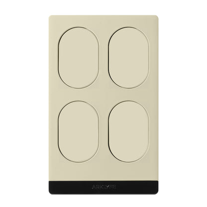 StellarTrack non-illuminated Matter over Thread smart switch — Butter Apricot panel | Arklyfe Australia