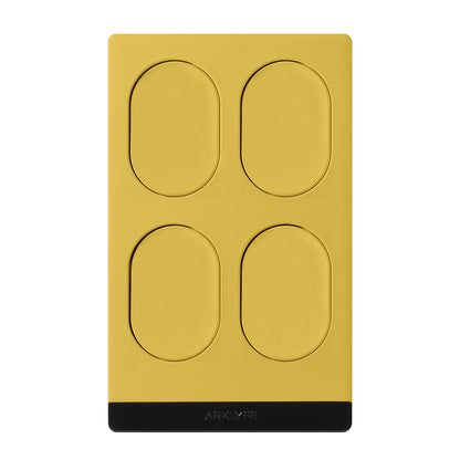 StellarTrack non-illuminated Matter over Thread smart switch — Daisy Yellow panel | Arklyfe Australia