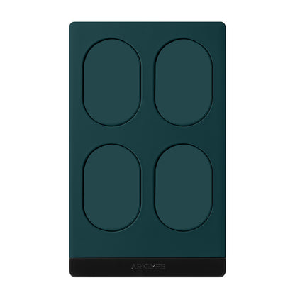 StellarTrack non-illuminated Matter over Thread smart switch — Deep Emerald panel | Arklyfe Australia