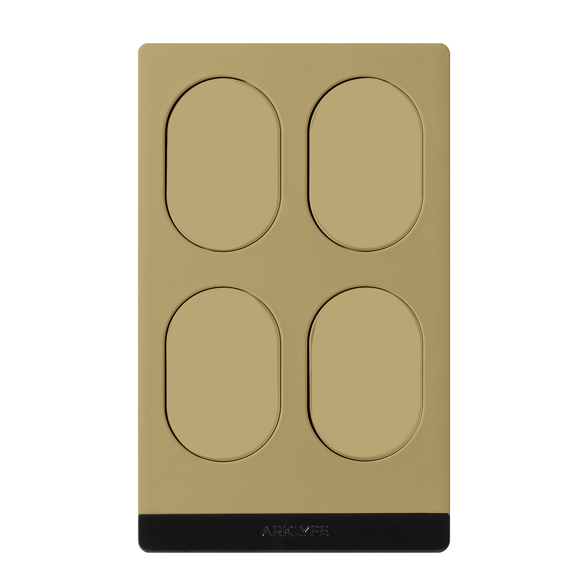 StellarTrack non-illuminated Matter over Thread smart switch — Liquid Gold Copper panel | Arklyfe Australia